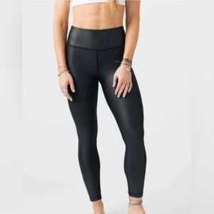 Zyia Metallic High N Tight Black High-Waisted Leggings